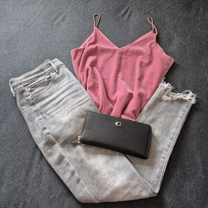 Express Pink Velvet Cami
